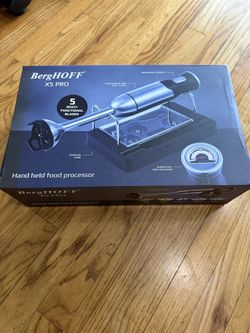 BergHOFF X5 Pro Stainless Steel Handheld Food Processor