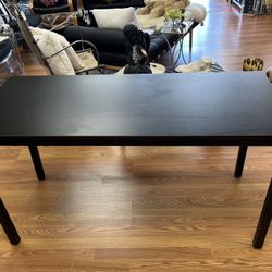 Large 55” Black Table 