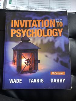 Invitation To Psychology
