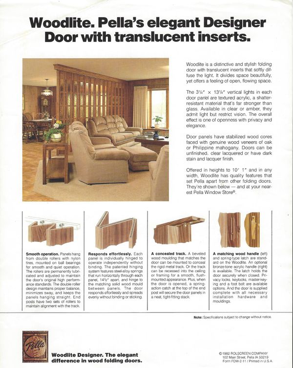9 5 Pella Folding Door For Sale In Bellevue Wa Offerup