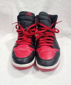 Nike Air Jordan 1.5 Retro High The Return Bred Black-Red Size 12M [768861-001]