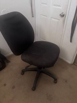 black office chair