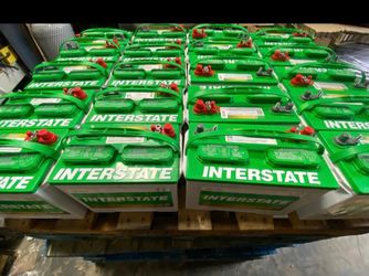 New marine battery Interstate, 1 year warranty