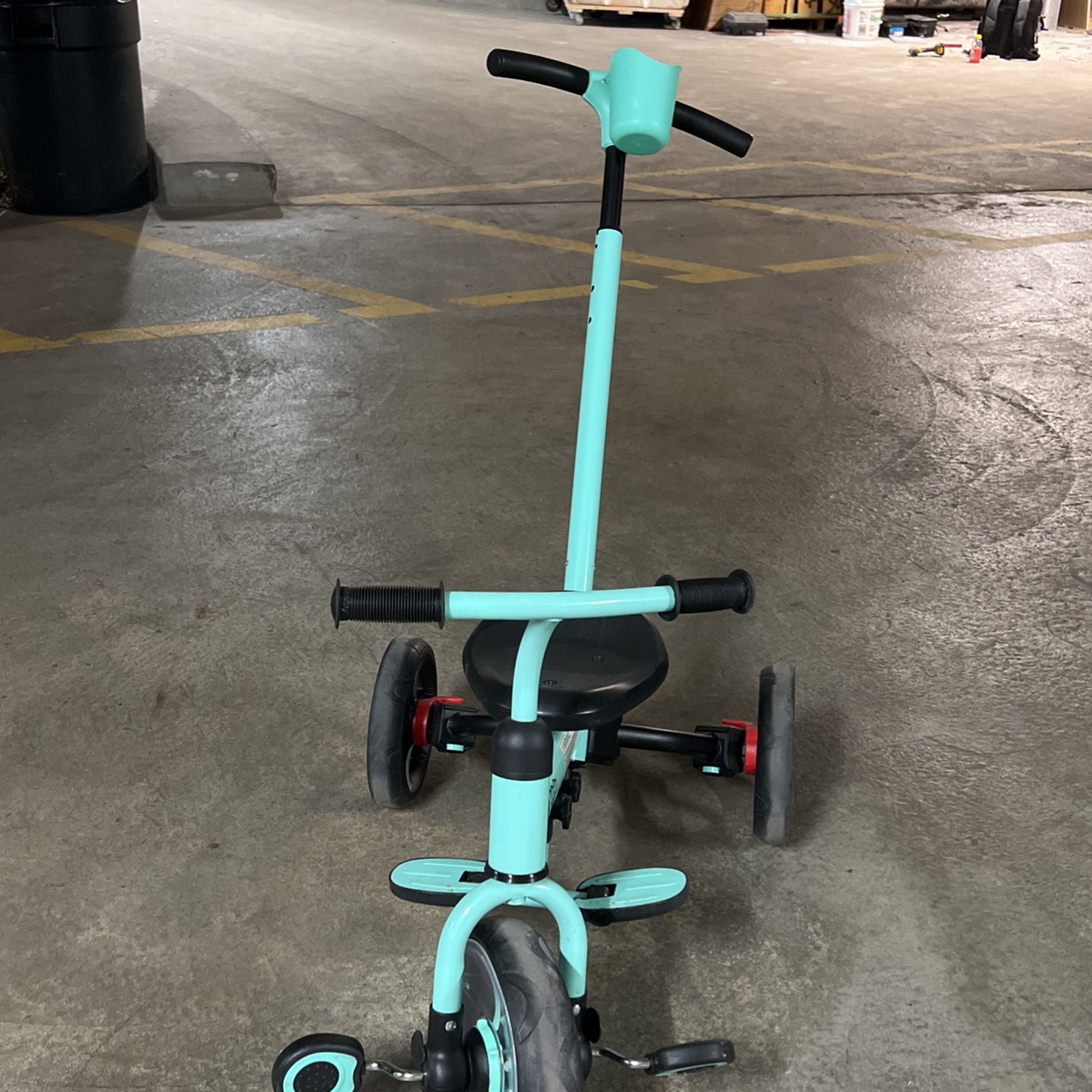 Yvolution 4 in 1 Toddler Trike Y Velo Flippa Push Tricycle Toddler