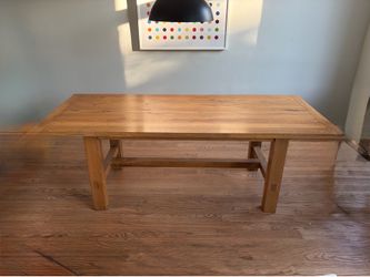 Room & Board Solid Oak Dining Table - Seats 6-8