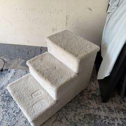 Heavy Duty Doggy Stairs Carpeted 