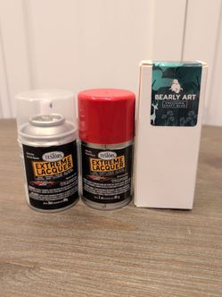 Testors Extreme Lacquer Spray Paint Set with Bearly Art Glue