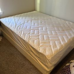 Queen Bed And Box Frame 