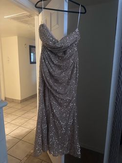 Champagne Gold Sequin Dress