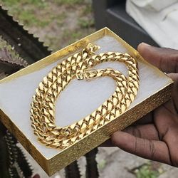 I Deliver I Ship 14k Gold Plated Chain