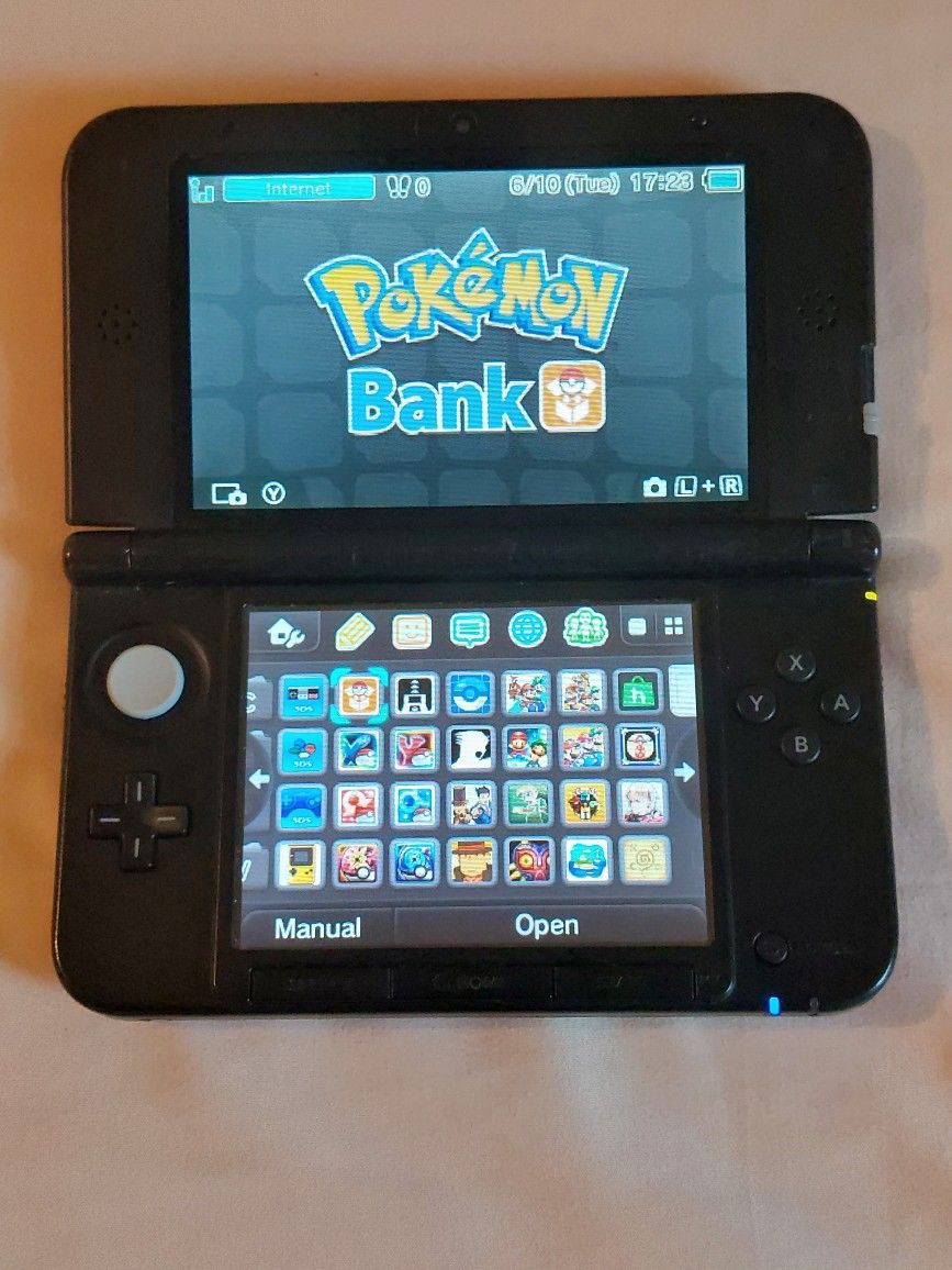 Mario 3DS XL Modded With Several Games