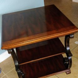 Fancy Glazed End Table