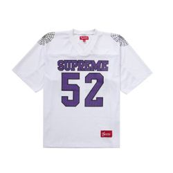 Supreme Spiderweb Football Jersey White