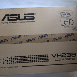 23" Monitor W/ Bluetooth Keyboard & Google Nest Mini
