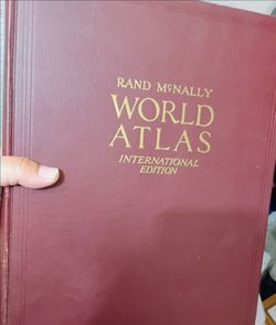 1929 world atlas rand McNally