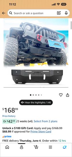 Jeep gladiator skid plate