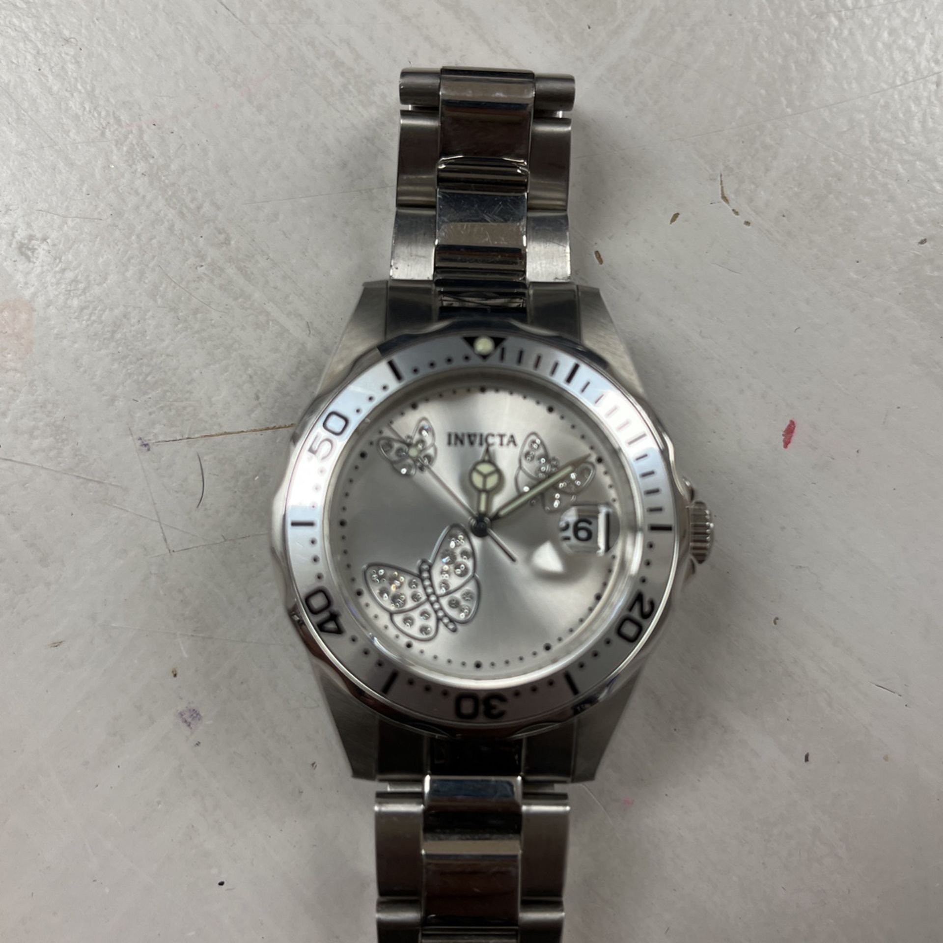 Female Invicta Stainless Steel 100m Watch