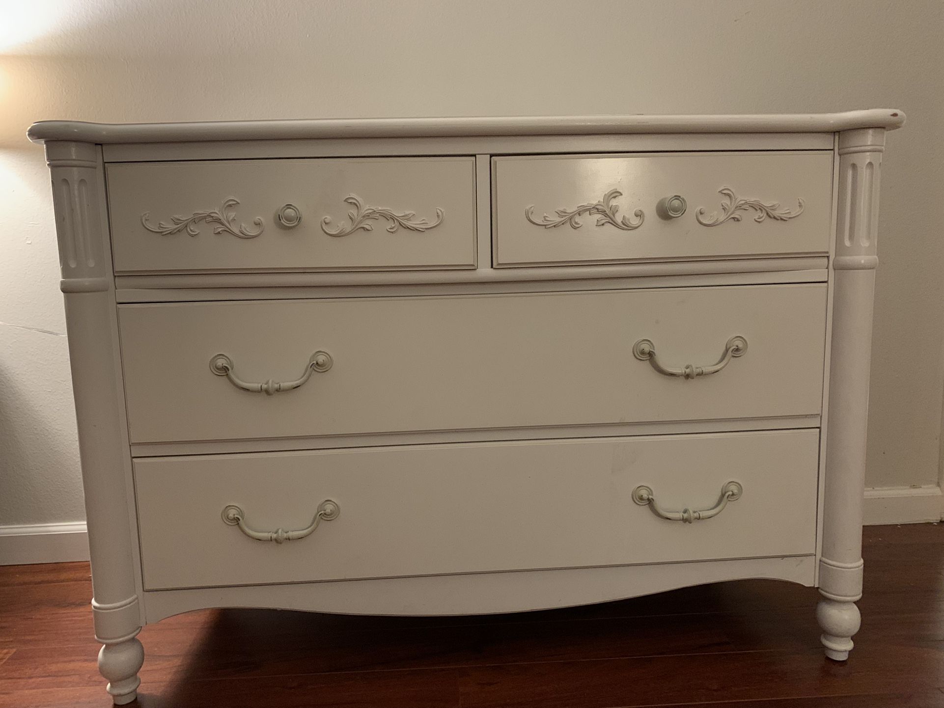 Beautiful White French Dresser