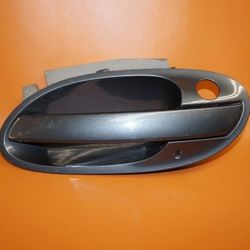BMW 750 DOOR HANDLE LEFT DRIVER 2006 2007 2008 E66 GRAY OEM