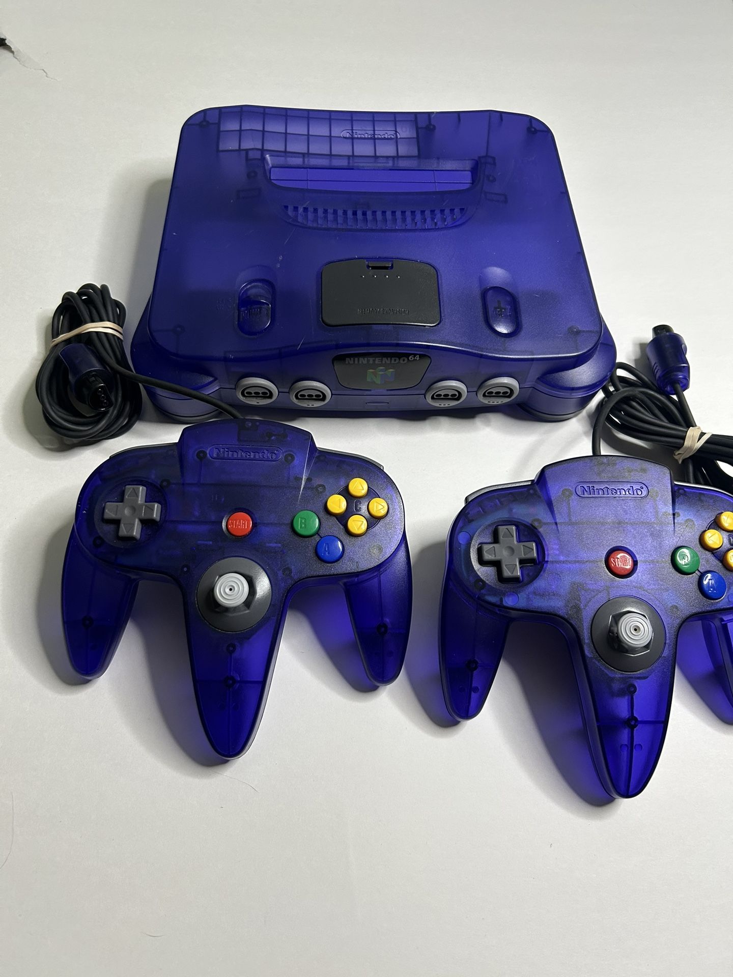 Funtastic Grape N64 2 Oem Controllers 