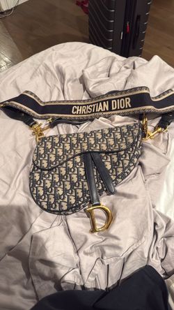 Christian Dior Saddle Bag Oblique Canvas