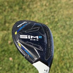 Taylormade SIM 2 Max 22 ° 4 Hybrid  Golf Club, RH