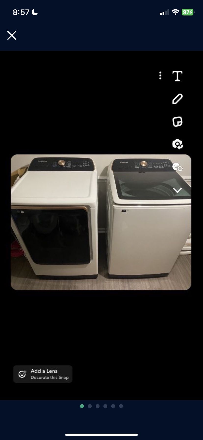 Samsung Washer & Dryer