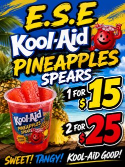Viral Kool aid refreshing pineapples