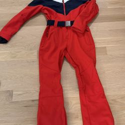 GSOU SNOW Ski Suit Women Snowsuit Slim One Piece Jumpsuit Snow Jackets Waterproo Size xs