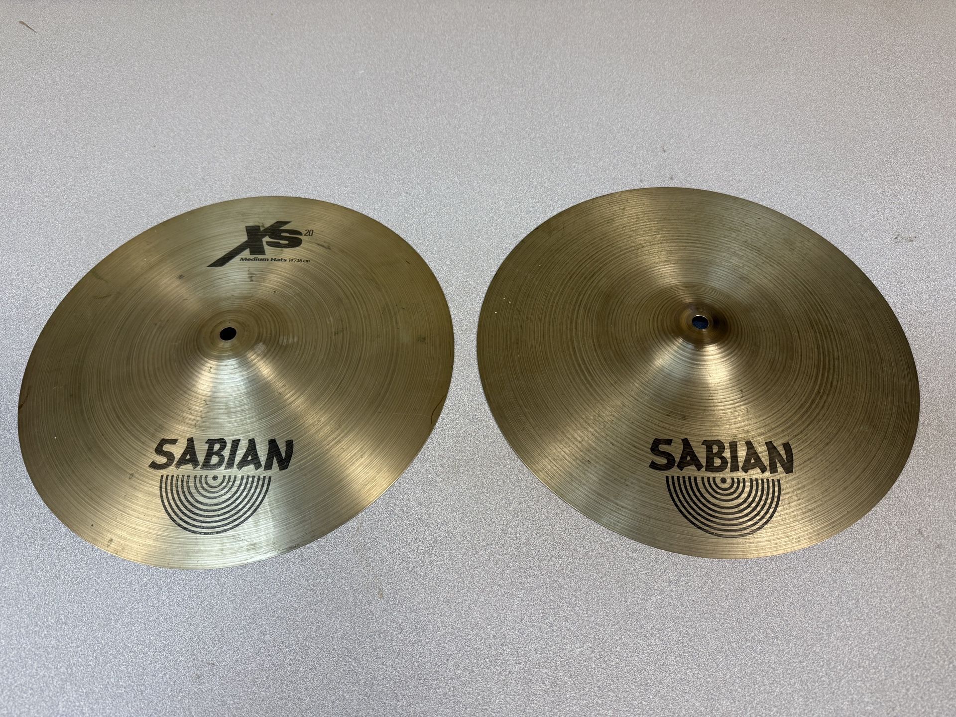 Sabian 14” XS20 Hi Hat Cymbals