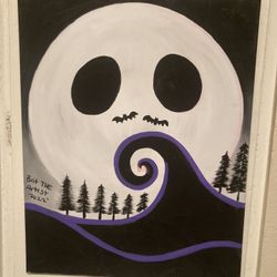 Nightmare Before Christmas Painting