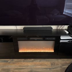 Fireplace Entertainment Stand