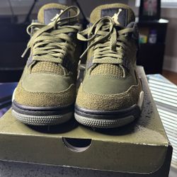 Green Jordan 4s Size 8.5 
