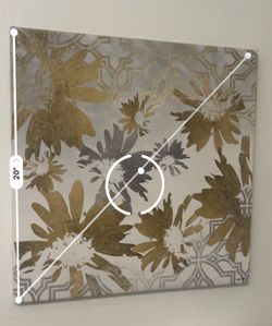 Abstract flower art kitchen bathroom home decor