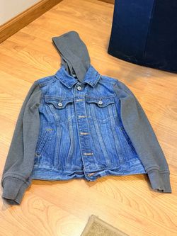 GapKids Denim Hoodie Jacket Size M