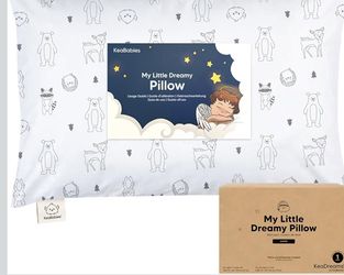 Toddler Pillow With Pillowcase 14x20 Soft Organic Cotton Toddler Pillow Machine Washable 