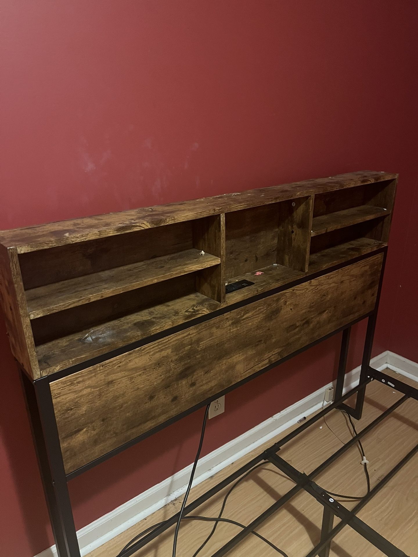 Full Size Metal Bed With Drawers