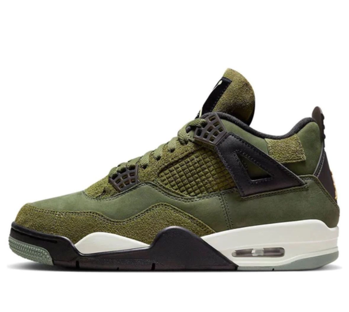 Like New Air Jordan 4 Retro SE Craft Olive Green Sneakers