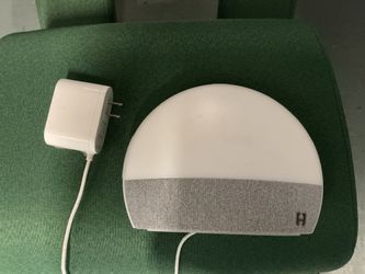 Hatch Restore 1 (2020 model) Bedside Sleep Guide Sunrise Alarm Clock Sound Machine - Slate: Nature, White Noise, Ocean Sounds