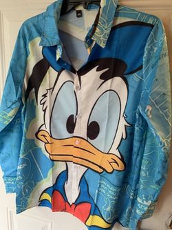 Womens Longsleeve Shirt Medium Size Donald Duck