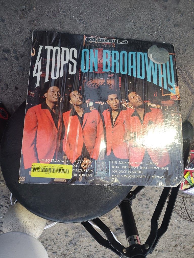 Four Tops Broadway Vinyl Record