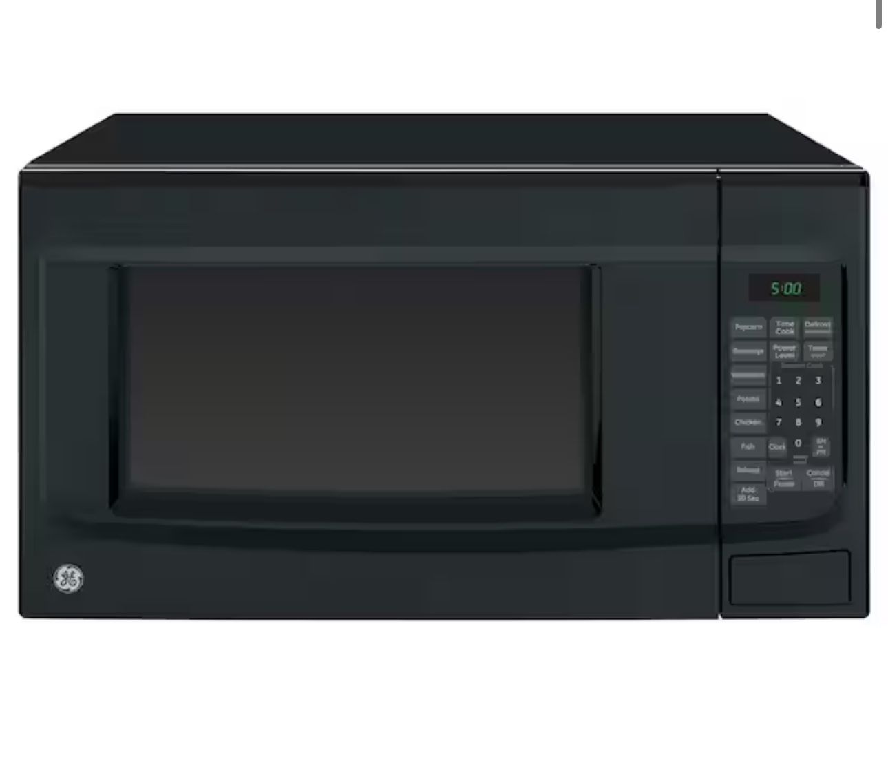 GE 1.4 cu. ft. 1100-Watt Countertop Microwave in Black