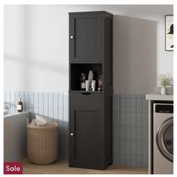 Gray Bathroom Cabinet-Wayfair