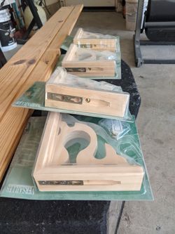 Decorative Bracket And Scarf Holder And Shelf
