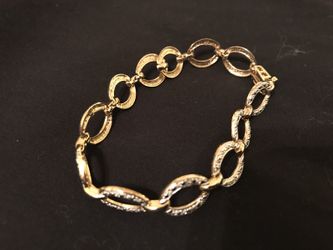 Sterling silver chain link bracelet