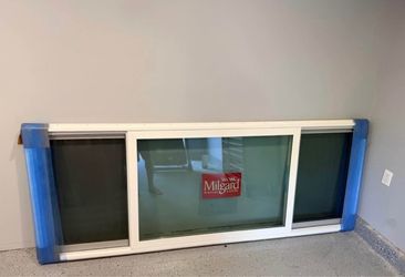 Milgard Sliding Window White Frame Triple Pane