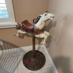 Vintage Coca-Cola carousel horse