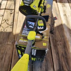 Ryobi 40V blower, weed wacker/eater/trimmer, battery, charger