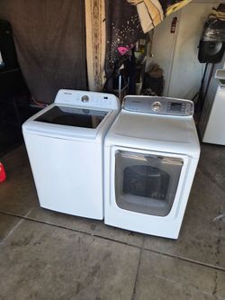 Samsung Washer And Electric Dryer Large Capacity