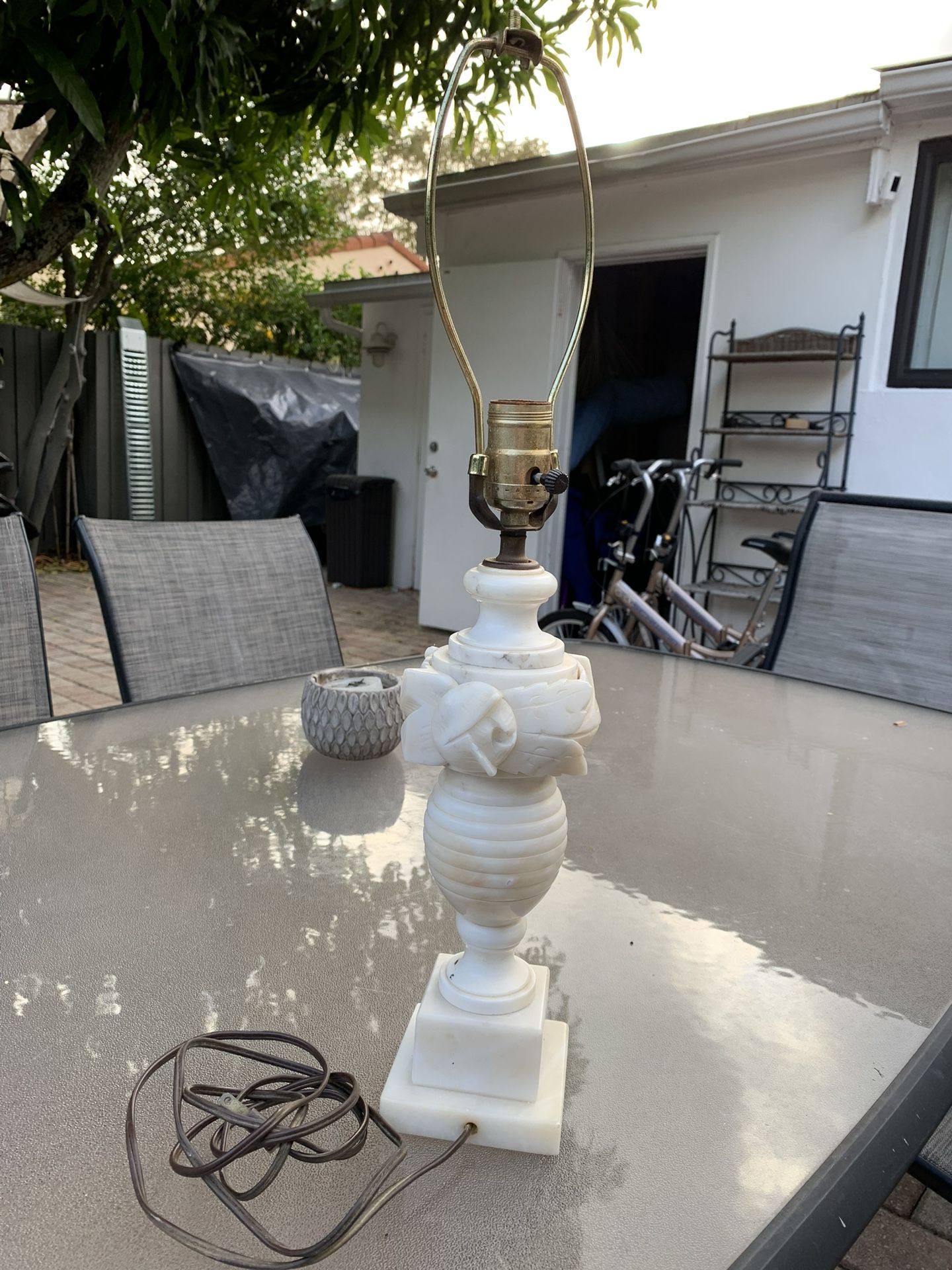 Possibly Alabaster Lamp